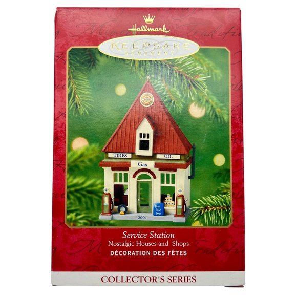 Hallmark Keepsake SERVICE STATION Ornament Collectors Series 2001 New In Box - Picture 1 of 10
